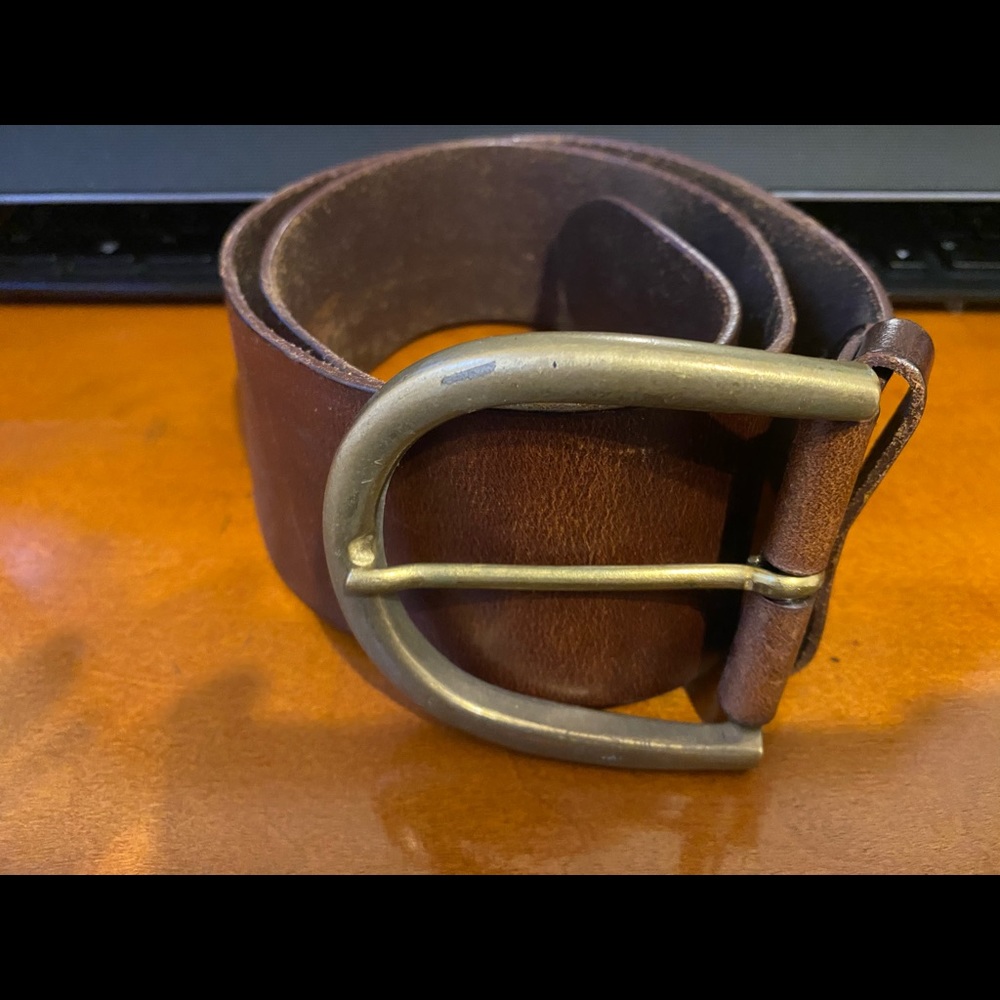 Brown Leather Belt